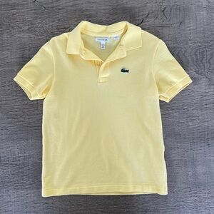 kids lacoste petit pique polo shirt - in excellent condition